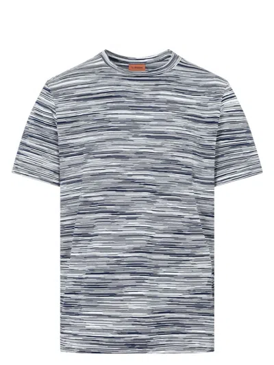 MISSONI MEN'S EMBROIDERED COTTON T-SHIRT