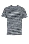 Missoni Man T-shirt Midnight Blue Size Xxl Cotton In Multicolor