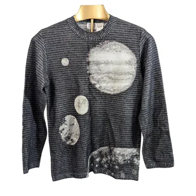 Pre-owned Missoni Mens Planetary Sweater In Black