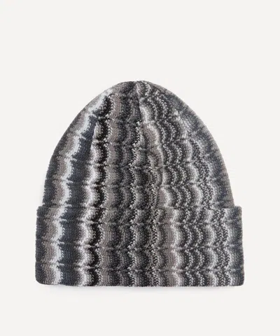 Missoni Mens Wool Beanie In Multi