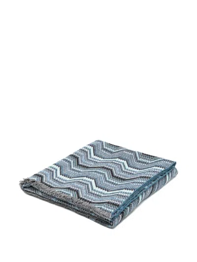 Missoni Merano Throw In Blue
