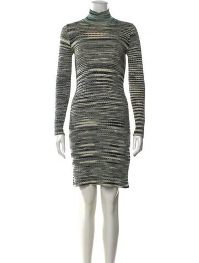 Pre-owned Missoni Merino Wool Knee-length Dress