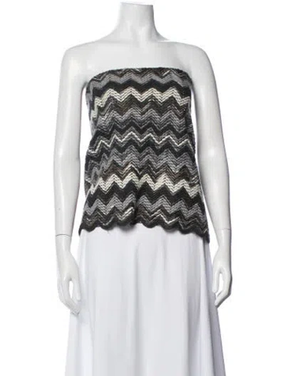 Pre-owned Missoni Merino Wool Striped Sweater In Neutrals