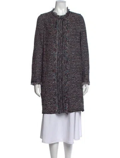 Pre-owned Missoni Merino Wool Tweed Pattern Sweater In Neutral