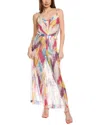 Shop Missoni Mesh Jumpsuit In Purple
