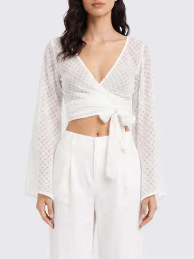 Missoni Mesh Knit Cover-up Top In Neutral