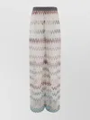 Missoni Mesh Pants With Zig Zag Pattern