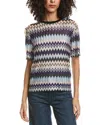 Missoni Mesh T-shirt In Blue