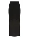 Missoni Metallic-detail Slit Skirt In Black