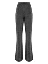 Missoni Glitter High-waist Flared Trousers In Gray