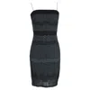 Missoni Metallic Knit Bodycon Dress In Green Nylon In Green