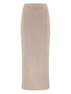 Missoni Long Skirt With Slit In Neutral