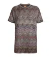 Missoni Short Sleeve T-shirt With Zigzag And Sequins