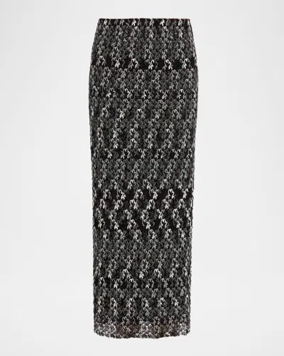 MISSONI METALLIC LACE MAXI SKIRT