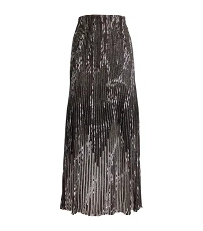 Missoni Metallic Pleated Maxi Skirt