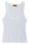 Missoni Metallic Tanki In Silver