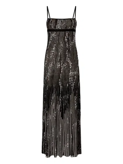 MISSONI METALLIC-THREADING MAXI DRESS