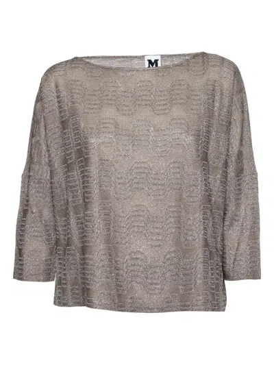 Pre-owned Missoni Metallic-threading T-shirt