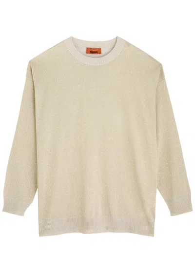 Missoni Metallic-weave Knitted Jumper In Gold