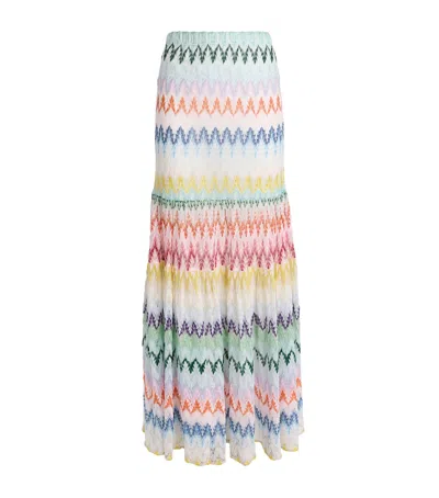 Missoni Metallic Zigzag Maxi Skirt