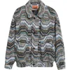 Missoni Zigzag Oversized Jacquard Wool-blend Jacket In Multi