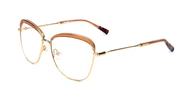 Missoni Mi 0037 733 Occhiali Da Vista Marroni Per Donna (solo Montatura) In Gold