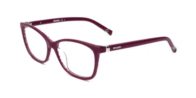 Missoni Mi 0039 8cq Women's Glasses Burgundy Size 53 - Free Lenses - Blue Light Block Available