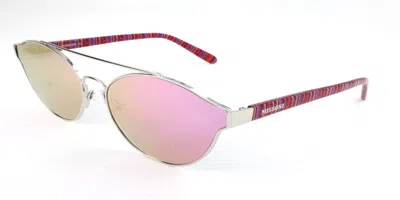 Missoni Mi 872 S02s Occhiali Da Sole Argentati Per Uomo In Multi
