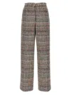 Missoni High Waist Wide Leg Sequin Pants In Ib Wht Pink Rust Lila
