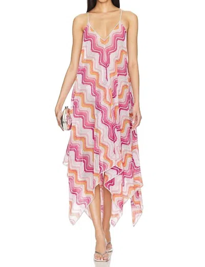 MISSONI MICROSHADE LONG COVER UP IN PINK