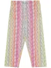 Missoni Microwave-print Trousers In Pink