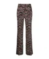 Missoni Jacquard Straight-leg Trousers In Black