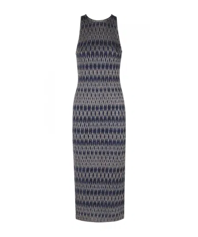 Missoni Midi Dress In Gray