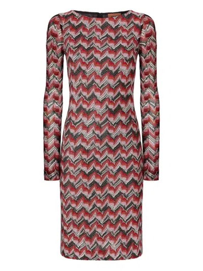 Missoni Midi Dress In Multi