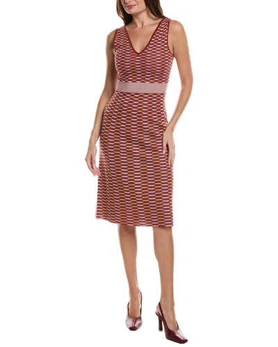 Missoni Midi Dress In Brown