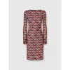 Missoni Midi Dress With Boat Neck In Multi