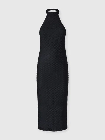 MISSONI MIDI-KLEID MIT AMERIKANERAUSSCHNITT