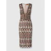 Missoni Midi Dress With V-neck And Embroidered Lace In Multi