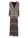 Missoni Midi Dress With Zigzag Pattern In Multi