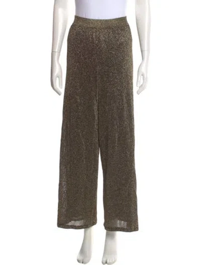 Pre-owned Missoni Midi Length Skirt In Gold