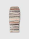 Missoni Wave Pattern Skirt Skirts Multicolor In Multicoloured