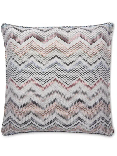 Missoni Zig-zag Cushion In Neutrals