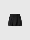 Missoni Mini Balloon Skirt In Viscose With Lace Details In Black