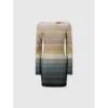 Missoni Mini Boat-neck Dress With Staggered Knit In Multi