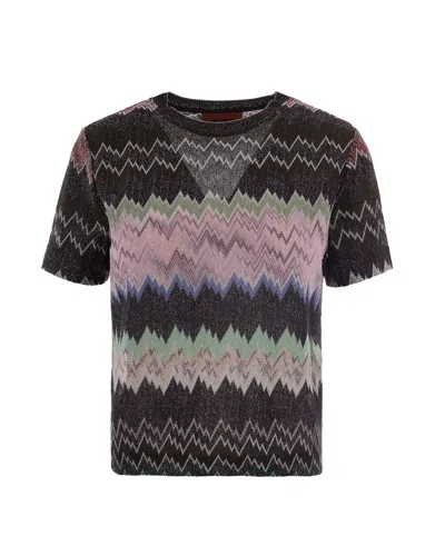 Missoni Mini Chic T-shirt For Women - Perfect For P26 Season In Multi