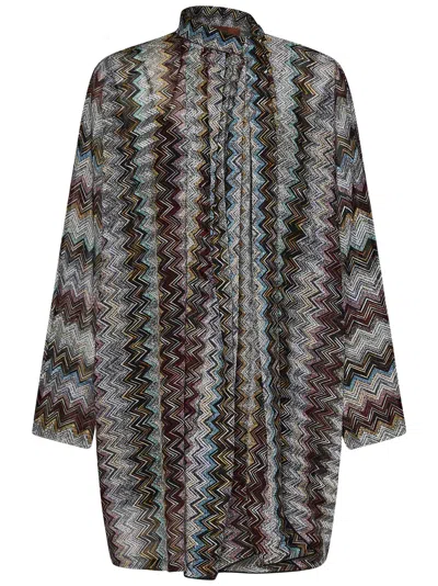 Missoni Long Dress In Multicolour