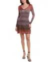 Missoni Mini Dress In Brown