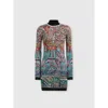 Missoni Jacquard Mini Dress In Multicoloured