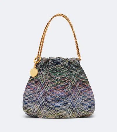 Missoni Mini Knitted Top-handle Bag In Multicoloured