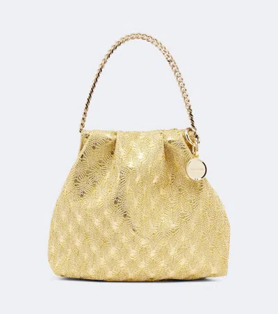 Missoni Mini Lamé Top-handle Bag In Gold